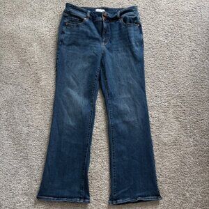 Lane Bryant Flex Magic Waistband Tighter Tummy High Rise Bootcut Jeans size 16